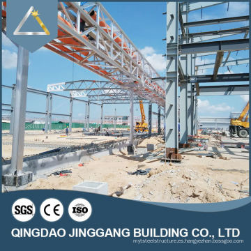 Bajo costo barata prefab estructura de acero Warehouse Port Klang